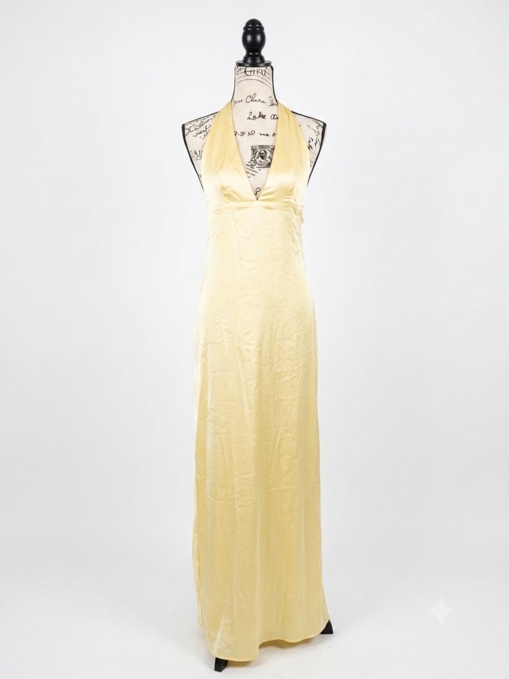 Peppermayo Alicia Satin Halter Maxi Dress - Picture 2 of 6